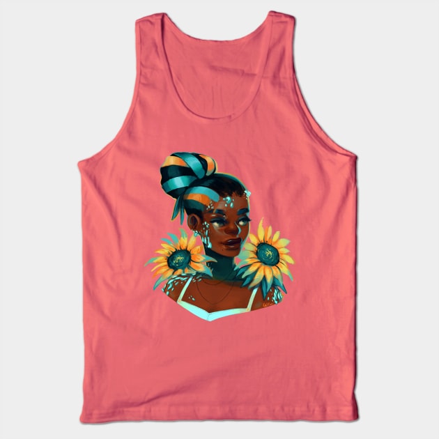 Turquoise Tank Top by GDBee